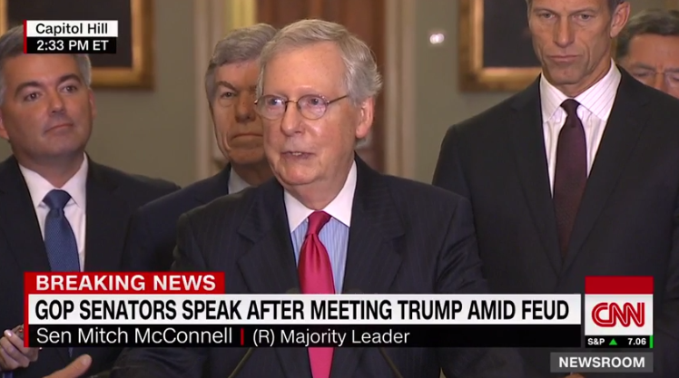 McConnell Amid Trump-Corker Feud: 'If There's Anything All Republicans